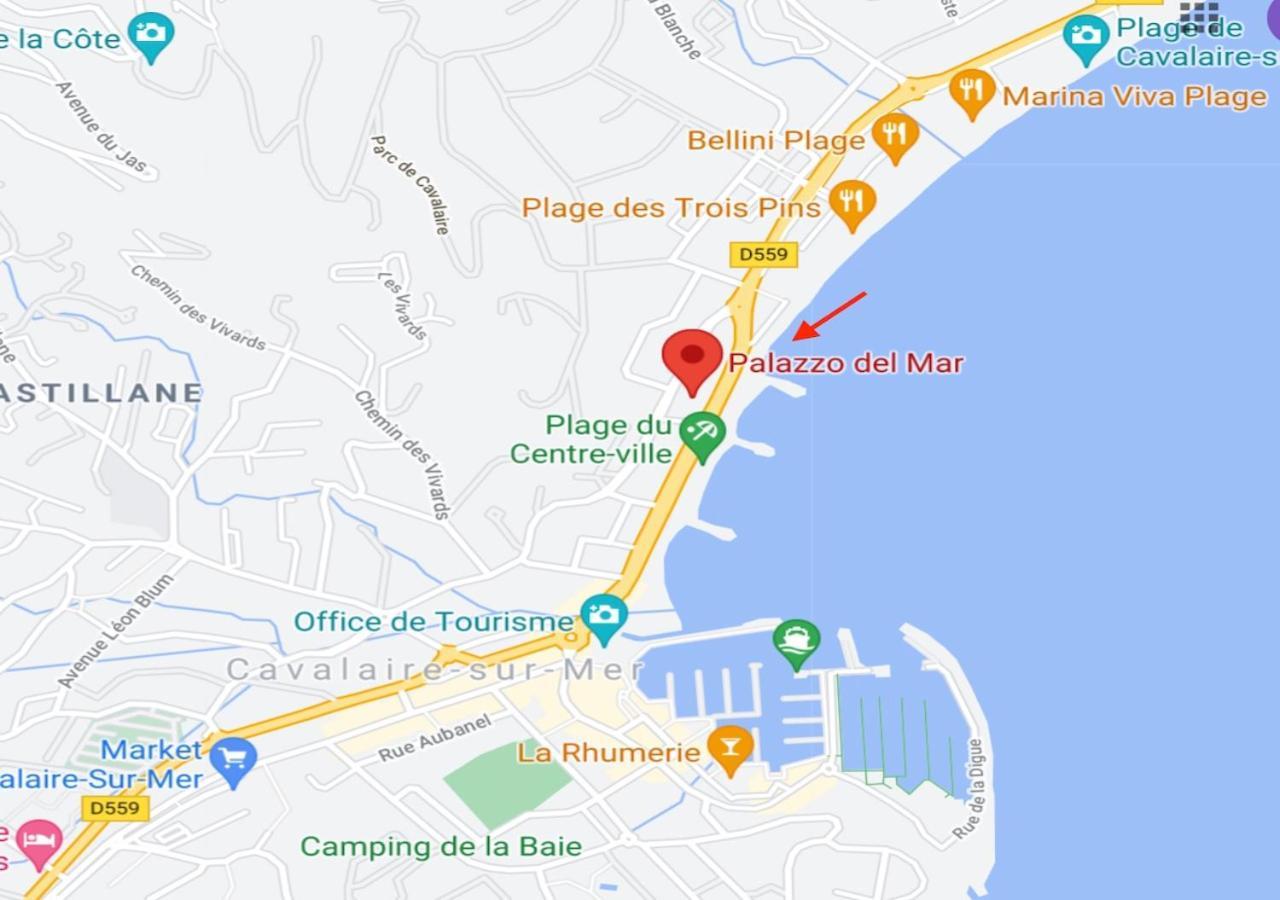 Studio 207-Front De Mer Parking Prive Cavalaire-sur-Mer Exterior foto